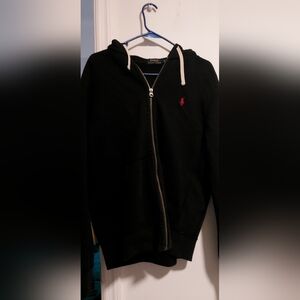 POLO HOODIE IN REALLY GOOD CONDITION THROW OFFERS